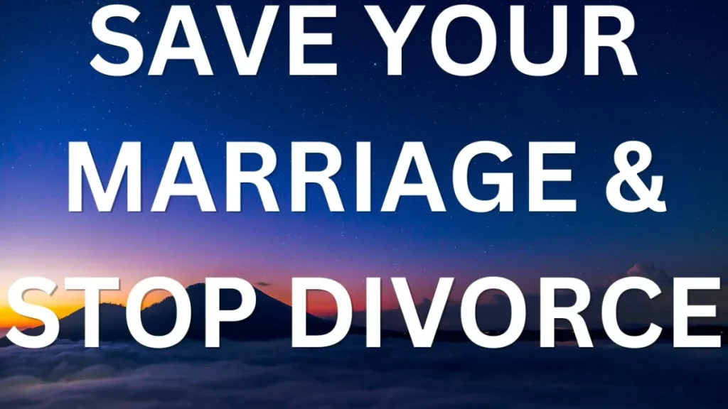 Stop Marriage Divorce
